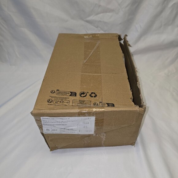 Lace Up Oxford Dress Shoe in Black & White, Men's EU Size 45, New - Picture 8 of 8